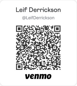 Leif Derrickson Venmo QR Code